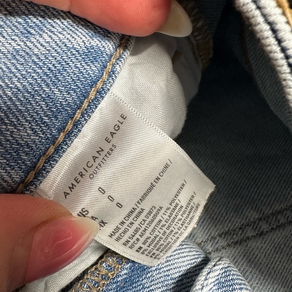 American Eagle Outfitters Light Blue Jean Shorts - Picture 4 of 5